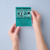 Fotorekwisiet bord Flyer (Hand)
