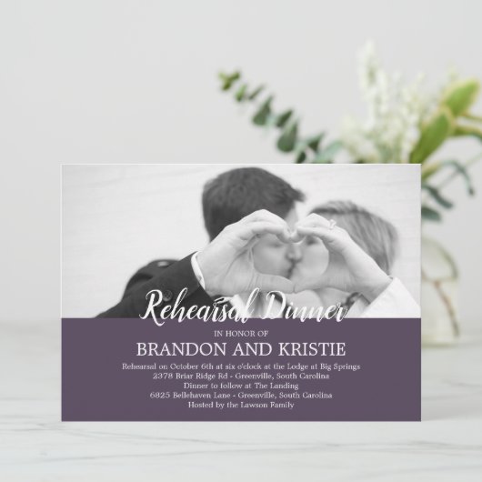 Fotorepesities Inbeluitnodiging Kaart (Staand voorkant)