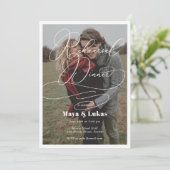 Fotorepesities Inbeluitnodiging Kaart (Staand voorkant)