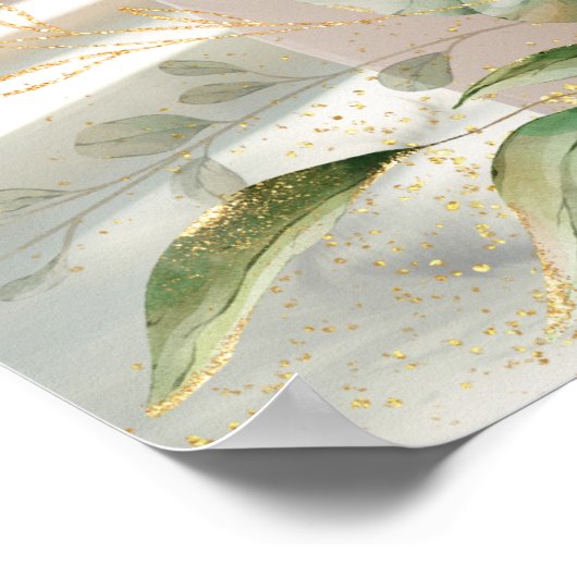 Fotorepetitie diner welkomstbord poster (Hoek)