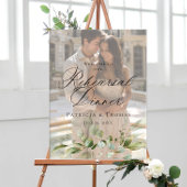 Fotorepetitie diner welkomstbord poster