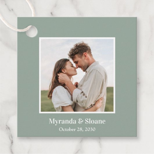 Fotorepetitie Dinner Eucalyptus Bedankjes Labels (Voorkant)