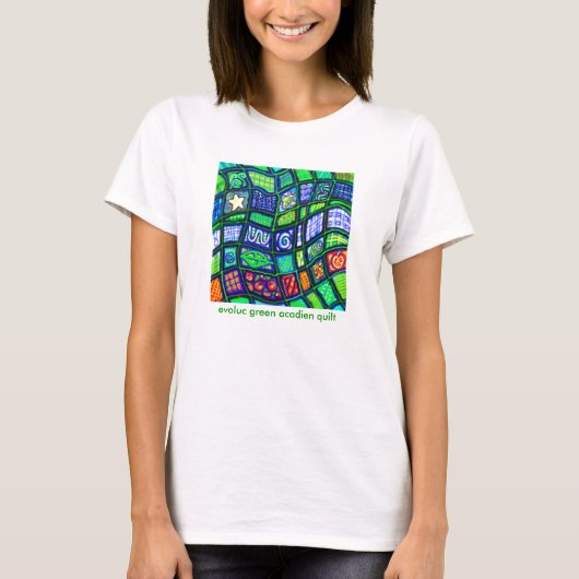 fotoreportquilt...., evoluc green acadien quilt t-shirt (Voorkant)