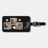 fotorooster Eenvoudig ontwerp Bagagelabel (Voorkant horizontaal)