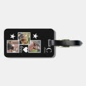 fotorooster Eenvoudig ontwerp Bagagelabel (Achterkant horizontaal)