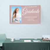 Fotoroze Afstuderen Spandoek (Beurs)