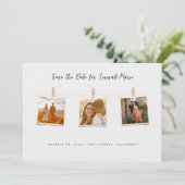 foto's aan waslijn collage  save the date (Staand voorkant)