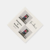 Foto's Aangepaste bruiloft Napkins Servet (Hoek)