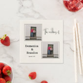 Foto's Aangepaste bruiloft Napkins Servet (Insitu)
