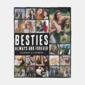 Foto's altijd en voor altijd, collage fleece deken (Voorkant)