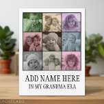 Foto's Auto Filter - In Mijn Oma Era Briefkaart<br><div class="desc">Een leuk cadeau voor opa of oma! Voeg foto's van de kleinkinderen toe om een uniek geschenk voor de grootouders te maken. Gebruik vierkante foto's met veel contrast voor het beste resultaat! Uw foto's zullen automatisch filteren en een kleur toevoegen aan elke foto. Een leuk pop art design dat gebruik...</div>