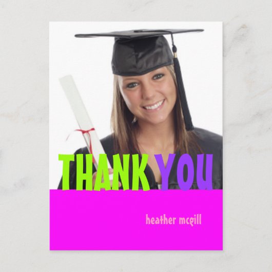 Foto's Bedankt briefkaarten, 1000 kleuren.. Briefkaart (Voorkant)