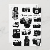 foto's  camera's briefkaart (Voorkant / Achterkant)