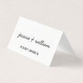 Foto's delen Leg de QR-code van de liefdesbruiloft Kaart (Achterkant)