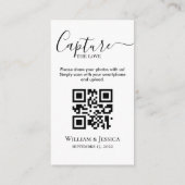 Foto's delen met QR-code Informatiekaartje (Achterkant)
