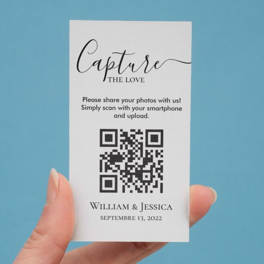 Foto's delen met QR-code Informatiekaartje