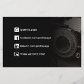 Foto's die zwart zijn flyer (Achterkant)