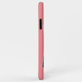 Foto's en hart op koraalroze roze Case-Mate iPhone case (Achterkant/rechts)