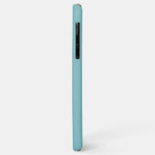Foto's en hart op licht turquoise Blauwgroen blauw Case-Mate iPhone Case (Achterkant/links)