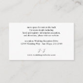 Foto's en kalligrafie 3-mod verticale SM Informatiekaartje (Achterkant)