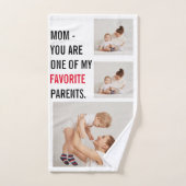 Foto's en tekst van goede moeders bad handdoek (Handdoek)