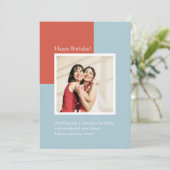 Foto's en teksten personaliseren 2 kleuren beste v (Staand voorkant)