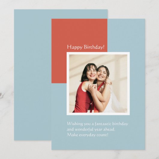 Foto's en teksten personaliseren 2 kleuren beste v (Voorkant / Achterkant)