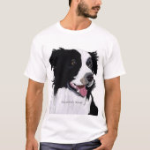 Foto's en tekstranden personaliseren t-shirt (Voorkant)