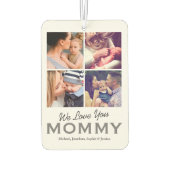 Foto's familie mam Air Freshener Luchtverfrisser (Achterkant)