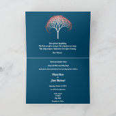 Foto's fractale boom roze oceaan blauw kaart (Binnen)