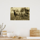  foto's - "Geitenkart" - Afdrukken Poster (Keuken)