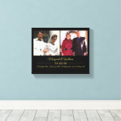 Foto's Gold Text Jubileum Foto Canvas Afdruk (Insitu (Houten vloer))