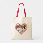 Foto's in harten aangepaste Moederdag- Tote Bag (Achterkant)