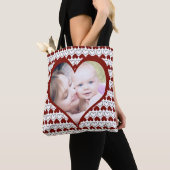 Foto's in harten op maat Moeder's Tote Bag (Dichtbij)