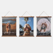 Foto's in ons hart 3 foto-herdenking hangend wandkleed (Driedubbel)