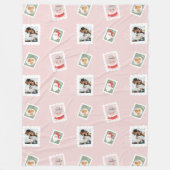 Foto's kerstfoto's: postzegelkoeling fleece deken (Voorkant)