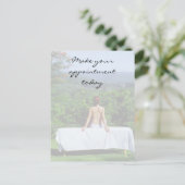 Foto's massage en carrosserie briefkaart (Staand voorkant)