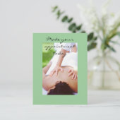 Foto's massage en carrosserie briefkaart (Staand voorkant)