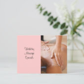 Foto's massage en carrosserie briefkaart (Staand voorkant)