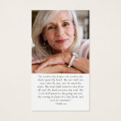 Foto's Memorial Begrafenisgebed Kaart (Achterkant)