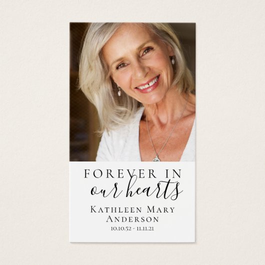 Foto's Memorial Begrafenisgebed Kaart (Voorkant)