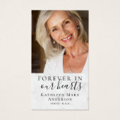 Foto's Memorial Begrafenisgebed Kaart (Voorkant)