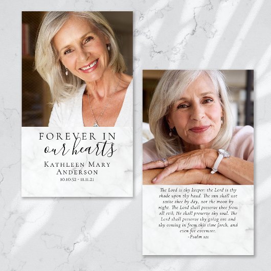 Foto's Memorial Begrafenisgebed Kaart