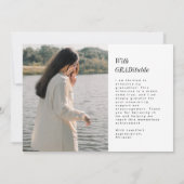 Foto's met Album Corners Afstuderen aankondiging (Achterkant)