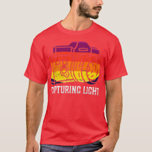 Foto's met lichtfoto's Retro camera vastleggen (9) T-shirt