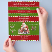 Foto's met Sinterklaas in de winkelcentrum Flyer (Hand)