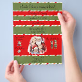 Foto's met Sinterklaas in de winkelcentrumfolder Flyer (Hand)