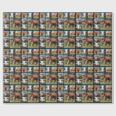 Foto's mozaïek van koe poster cadeaupapier (Vlak)