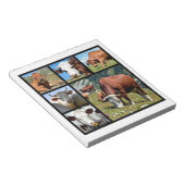 Foto's mozaïek van koeien notitieblok (Schuin)