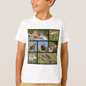 Foto's mozaïekalpiene marmots en edelweiss t-shirt (Voorkant)